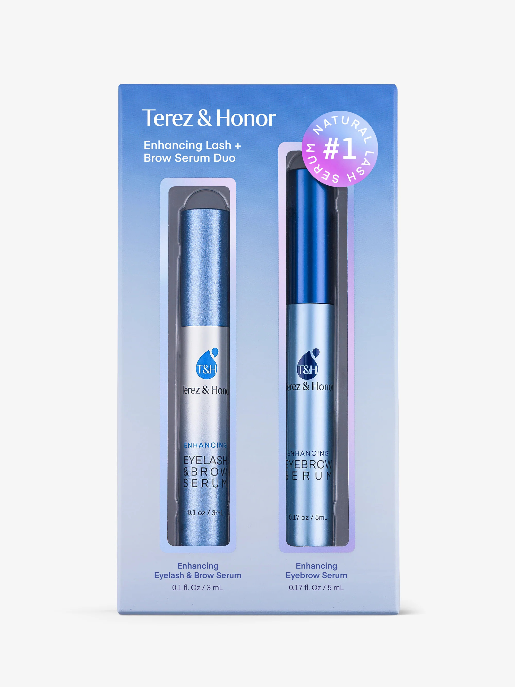 Radiant Gaze Set – Lash + Brow Serum | Terez & Honor