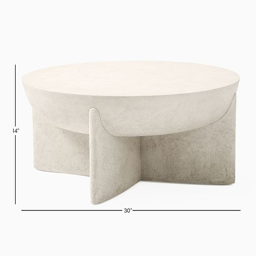 Monti Indoor/Outdoor Coffee Table (30"–40") | West Elm (US)