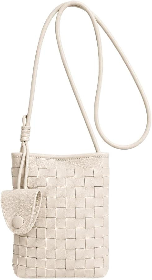 Amazon.com: OLREDI Woven Crossbody Bag, Summer Purse, Lightweight Handwoven Shoulder Bag, Minimalist Chic Everyday & Travel Bag (Beige) : Clothing, Shoes & Jewelry | Amazon (US)