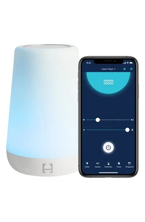 HATCH Rest Sound, Night Light & Time to Rise Machine in White at Nordstrom | Nordstrom