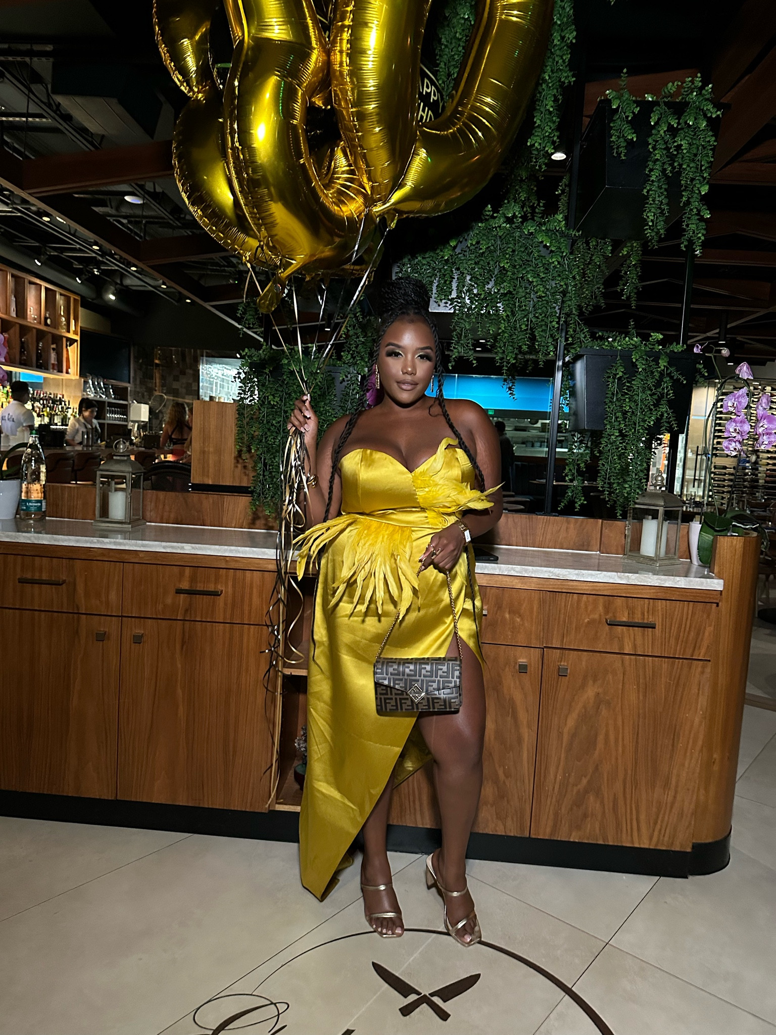 Saying goodbye to my 20’s & Hello to my 30’s 🎂✨ 

I sized up in this dress. I usually wear an XL - 1X. L if something is oversized. 

Dress : @fashionnova | 🔎 Chartreuse- Jacqueline Asymmetrical Maxi Dress in 1XL. 

Bag: Fendi FF Wallet chain 

Accessories & jewelry linked ☺️
5’4 • 200-210 pounds • 40 DD

#LTKMidsize #LTKStyleTip #LTKPlusSize