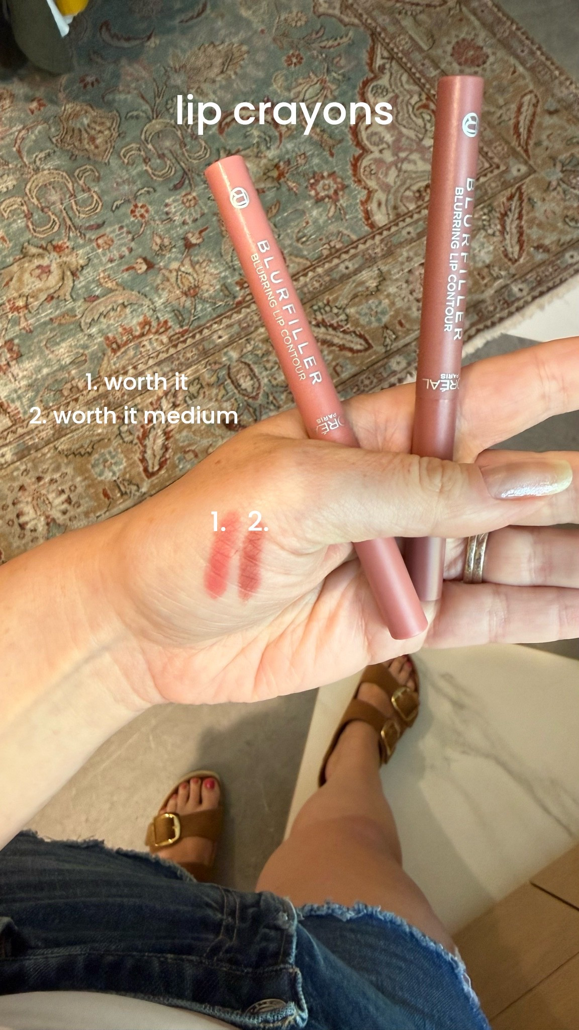 love these drugstore  lip crayons two super wearable everyday colors

#LTKgrwm #LTKOver40 #LTKBeauty