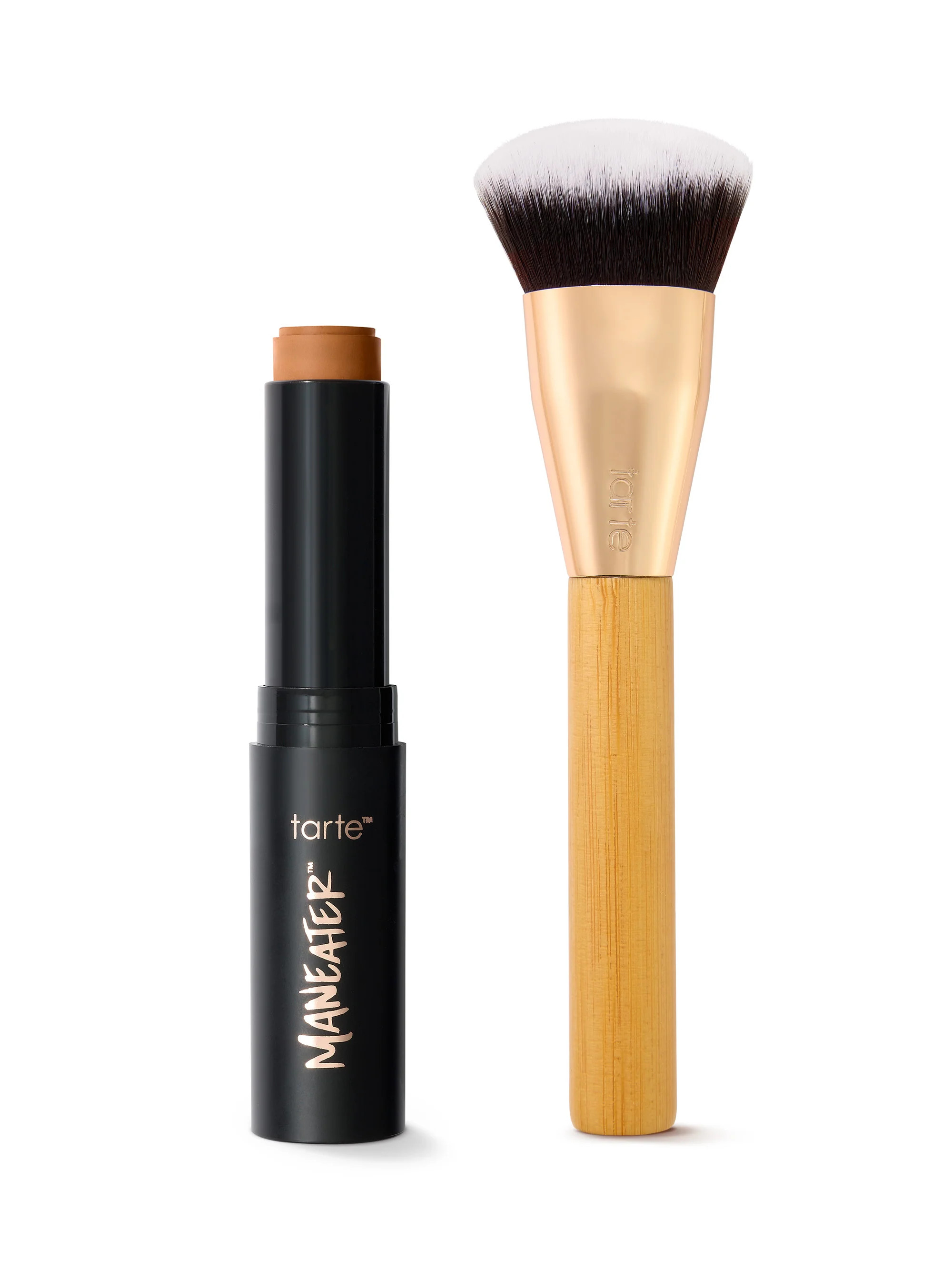 maneater™ foundation stick & brush bundle | tarte cosmetics (Global)
