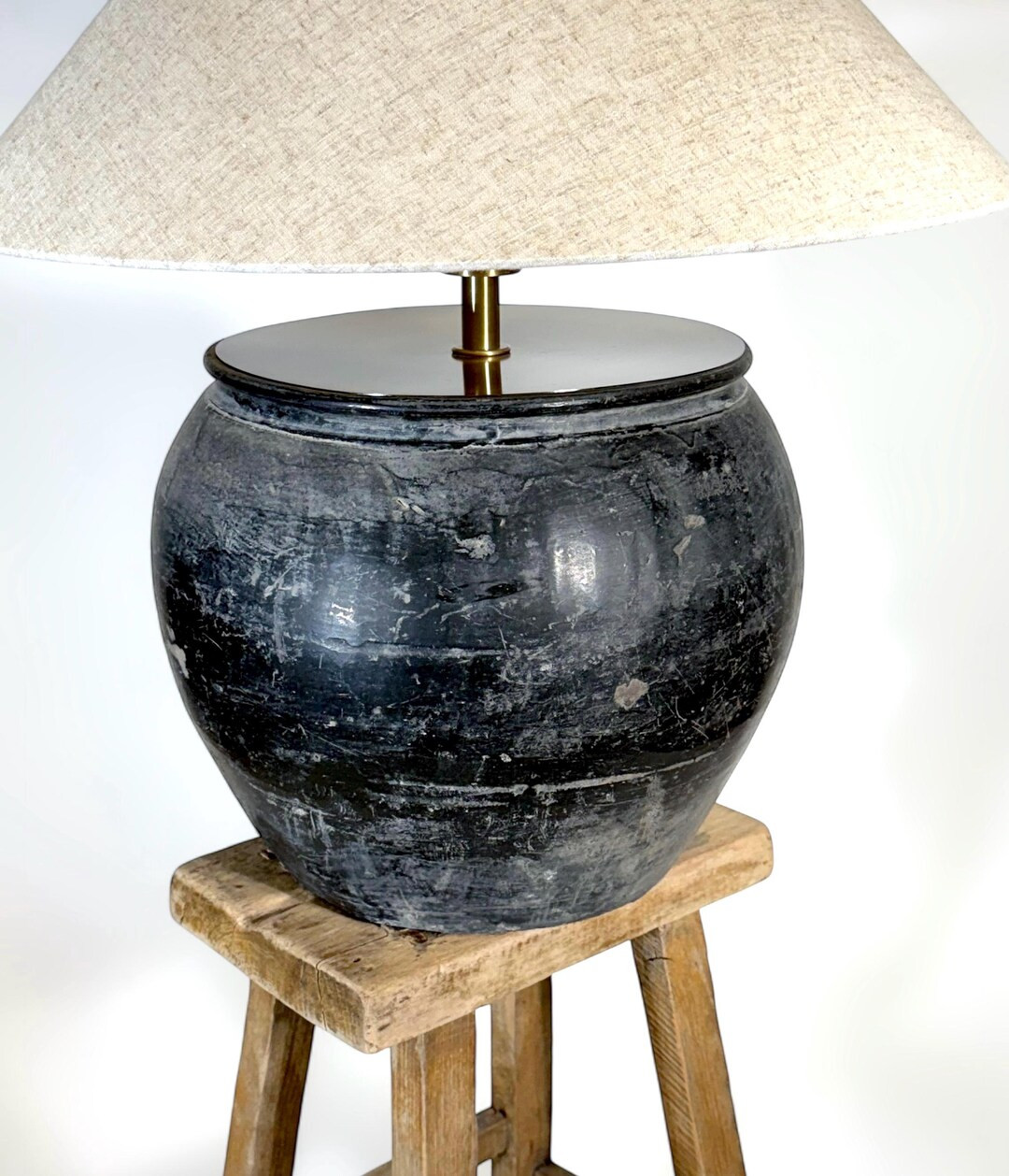 Rustic Pot Lamp - Etsy | Etsy (US)