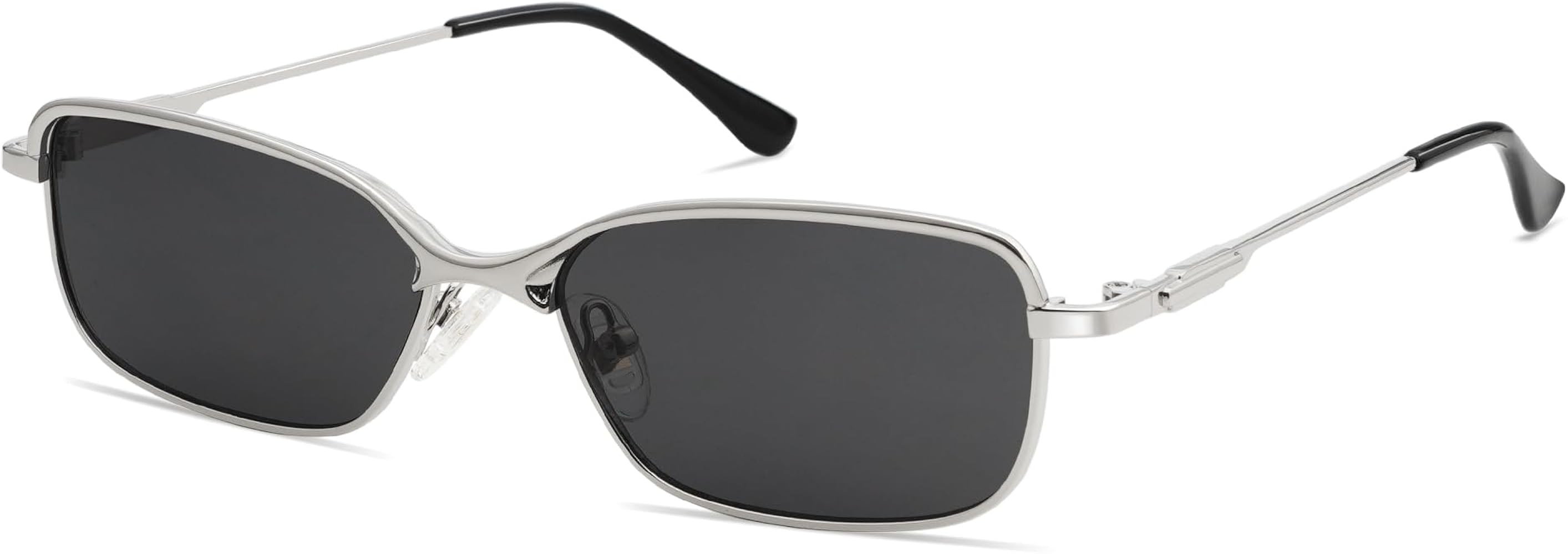 Trendy Square Sunglasses for Women Rectangle Metal Frame Sun Glasses AP3657 | Amazon (US)