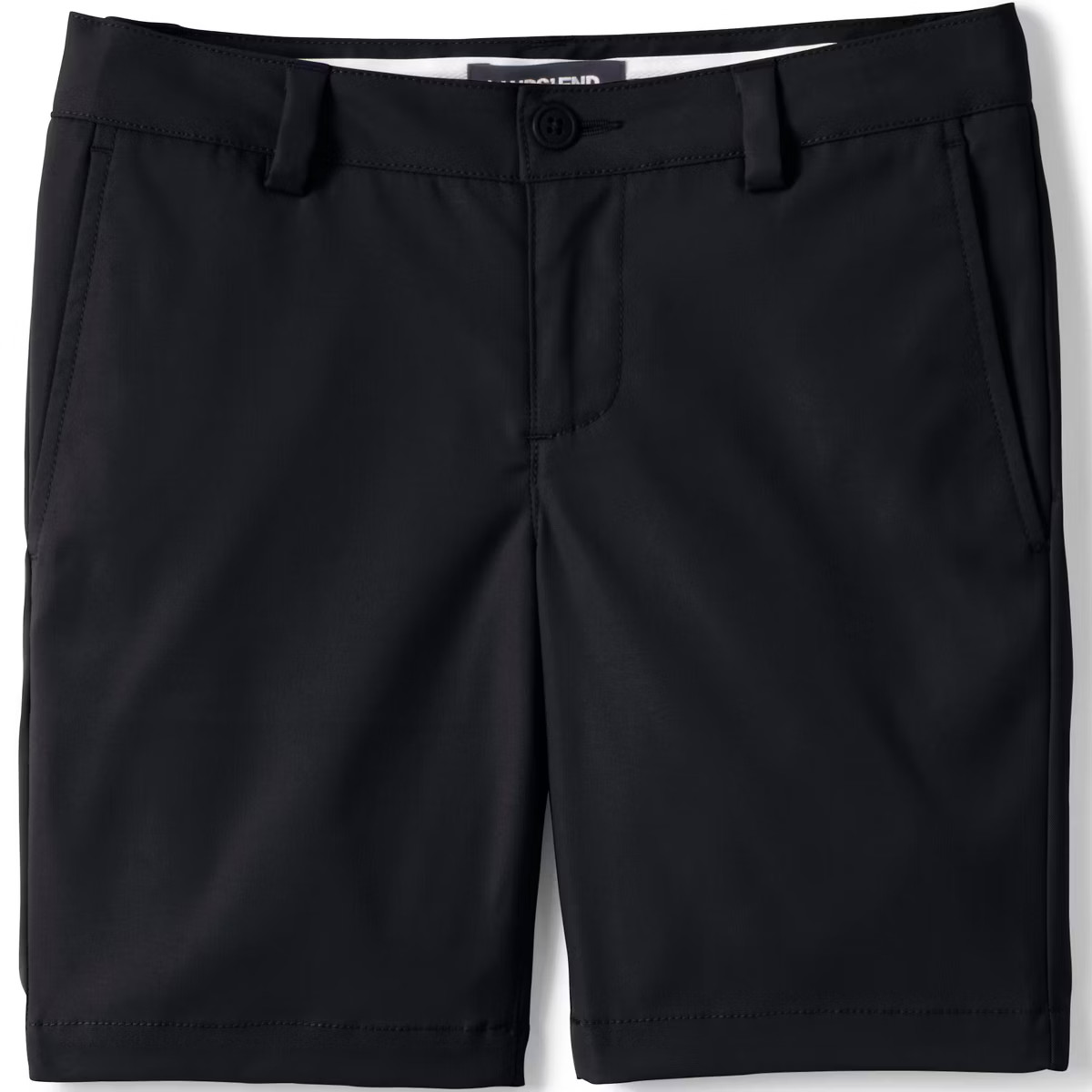 Lands' End School Uniform Kids Active Chino Shorts - 6 - Black | Target