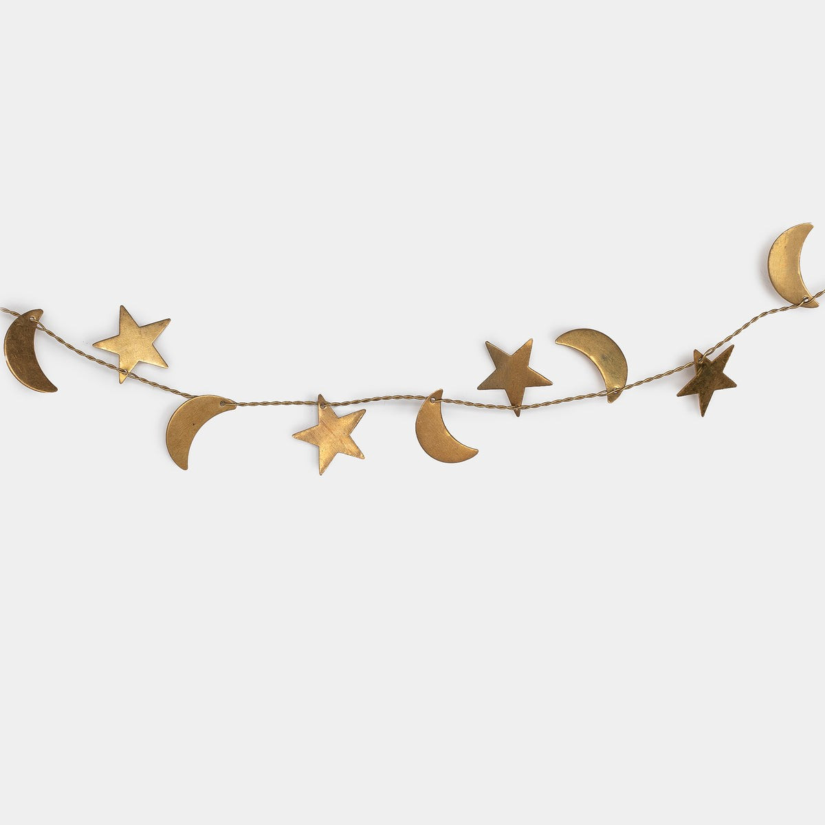 Brass Moon and Star Garland | Amber Interiors