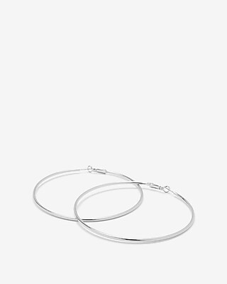 Large Metal Hoop Earrings | Express