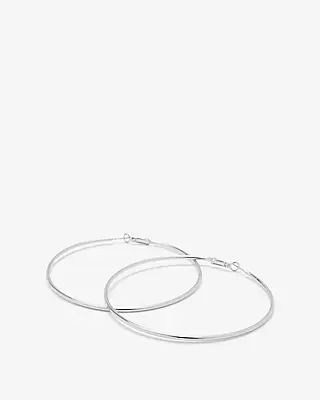 Large Metal Hoop Earrings | Express