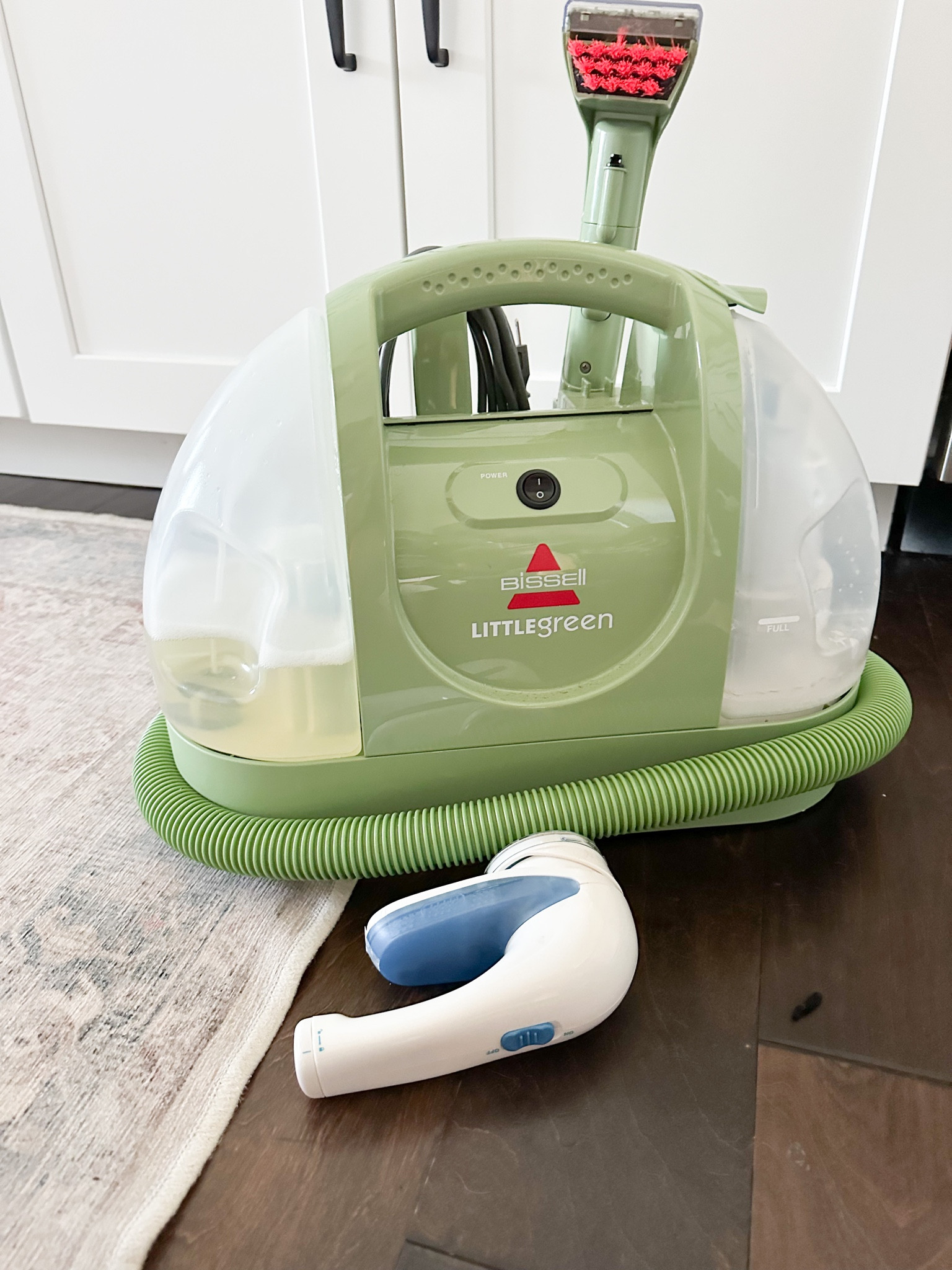 How I clean my chairs/couch. Green machine + lint fabric shaver is the best! 

#LTKhome #LTKfamily #LTKunder50