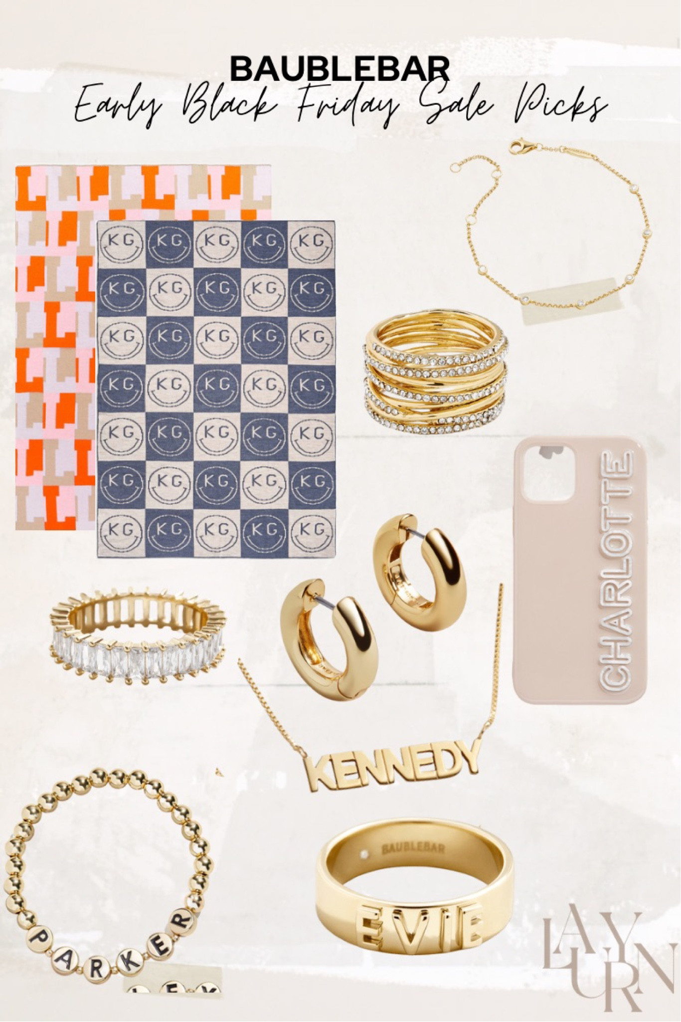 Baublebar early Black Friday sale! 

Personalized gift, personalized jewelry, phone case, ring, necklace, bracelet, blanket, gift ideas