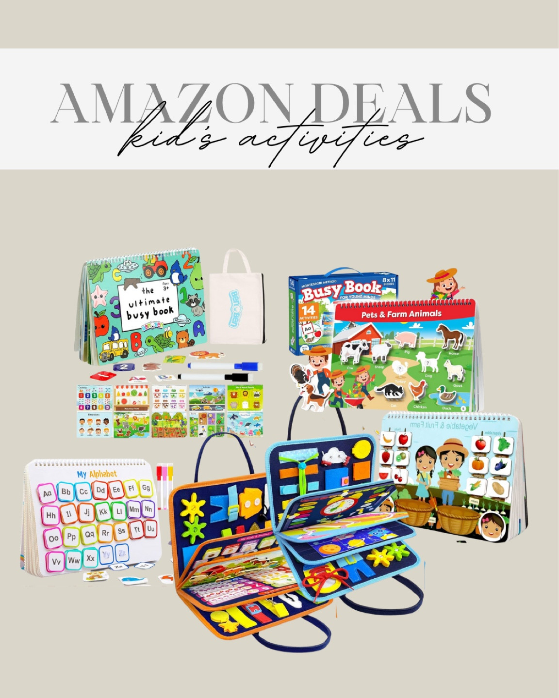 Amazon Prime Deals — my top picks kids activity books — toddler favorite on the go, plane and road trips!  

#toddlerfinds #toddlerbook #kidsbusybook #kidsbook #kidslearningbook #toddlerlearningbook #learningbook #busybook #activitybook #busybook #amazonfinds #toddlermusthaves #toddlerlearning #amazonkids #toddleractivities #preschoolers #preschoollearning #travelmusthave #toddlertravel #toddlertravelmusthave #kidstravel #kidstravelmusthave #amazondeals #laborday #labordaysale #amazonkids #amazontoddlerfinds 

#LTKKids #LTKFindsUnder50 #LTKSaleAlert