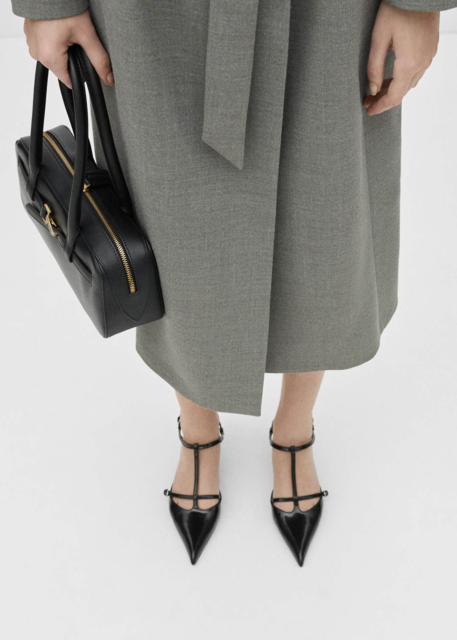 Kitten-heel leather shoes - Women | MANGO United Kingdom | MANGO (UK)