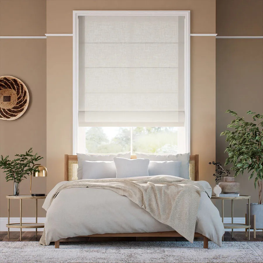 Casabella Border Roman Shades | Select Blinds