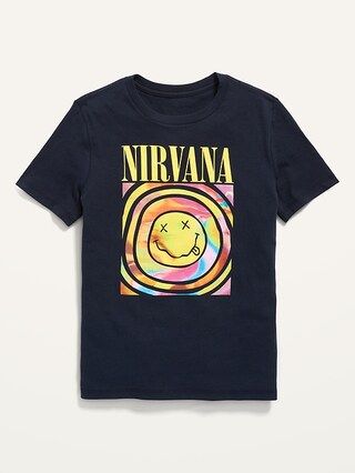 Nirvana&#x2122; Gender-Neutral Graphic T-Shirt for Kids | Old Navy (US)