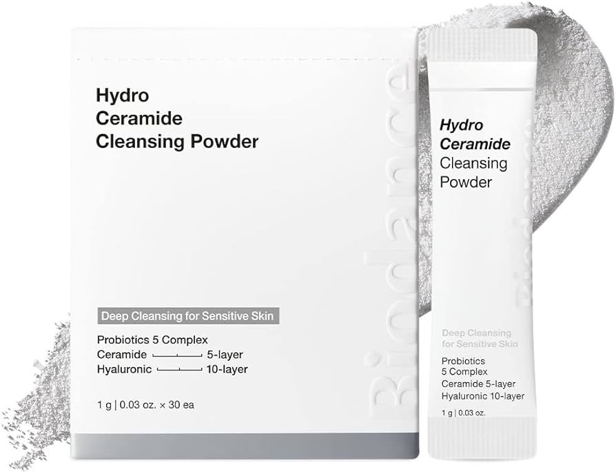Biodance Hydro Ceramide - Polvo limpiador facial diario exfoliante suave con ácidos hialurónico... | Amazon (US)