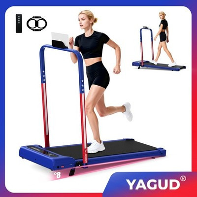 Yagud Walking Pad Treadmill with Handle Bar and Adjustable Incline | eBay US