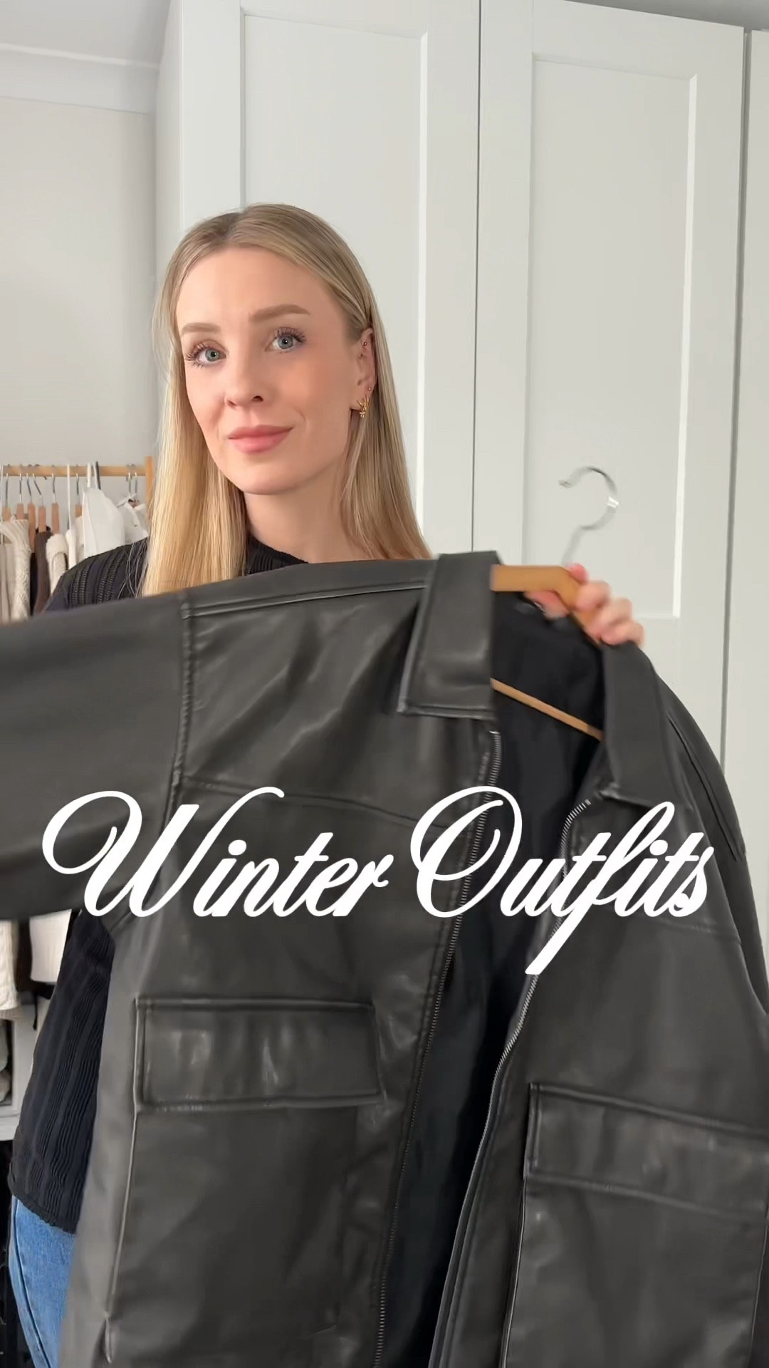Winter Outfits Series - Day 4 of 30 🌧️ How to wear a leather jacket, dinner date edition 🖤 Everything for the series will be on my ltk daily 🥰 #winteroutfitideas #winteroutfits #australianfashion 

#LTKstyletip #LTKwinter #LTKaustralia
