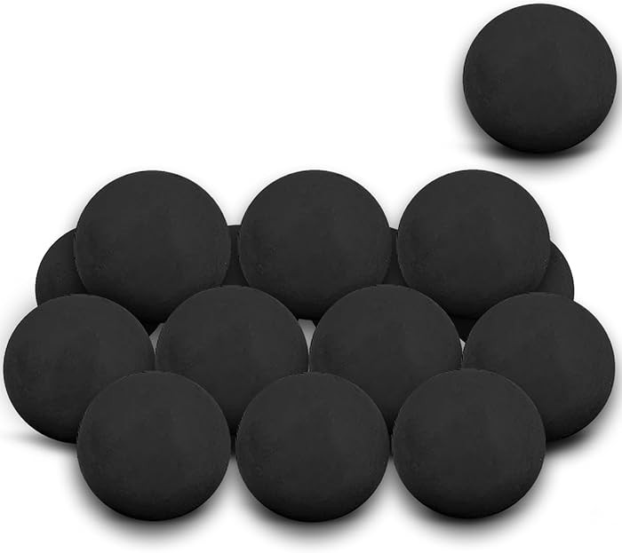 Zhenx Ceramic Fire Balls, 3 Inch, Set of 15 Round Fire Stones, for Indoor and Outdoor Fire Pits, ... | Amazon (US)