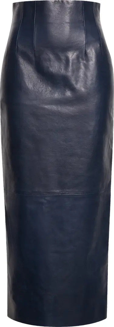 Loxley Fitted Leather Skirt | Nordstrom
