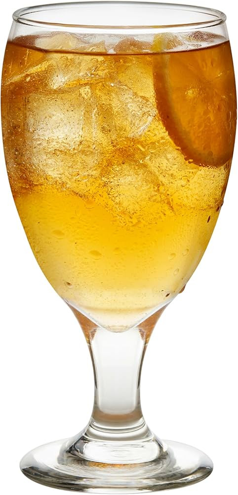 Libbey Classic Glass Goblets Set Of 12, Dishwasher Safe 16.25 Oz Drinking Goblets for Tea, Sangri... | Amazon (US)