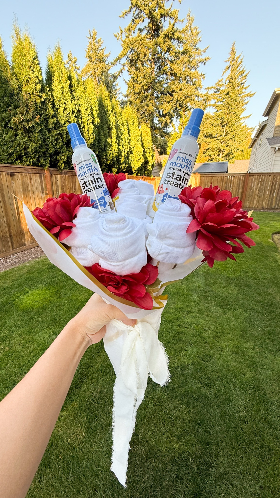 Onesie bouquet baby shower gift! I turned the onesies from the patch station into a sweet and unique gift for my friend!


Stain Treater Spray, bamboo skewers, wrapping paper, elastic rubber bands, Cricut easy press machine, number patches, onesies, mushroom iron on patches, table cloth, mushroom table lamp

#LTKHome #LTKBaby #LTKParties