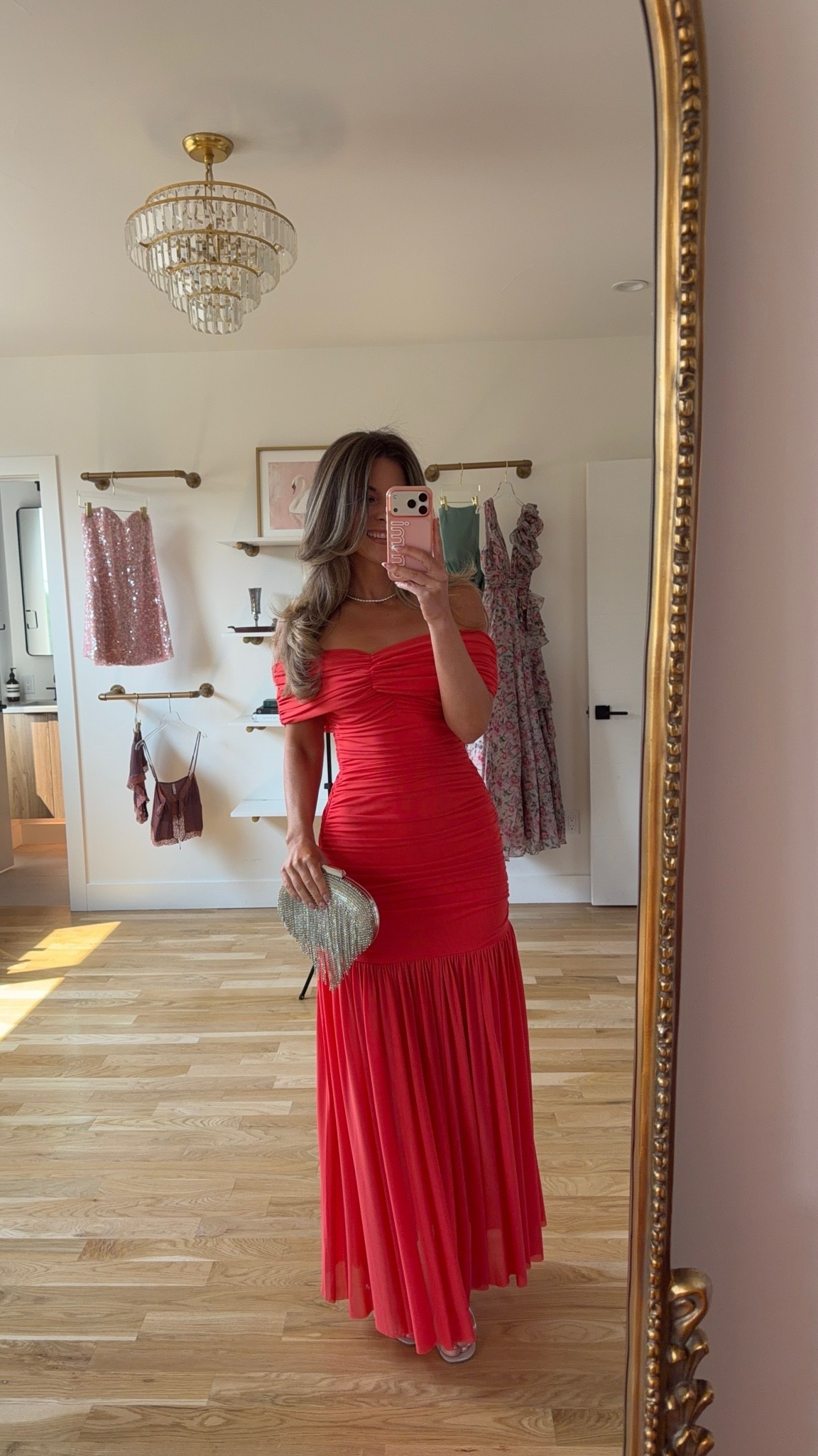 @macys 40%-60% off black friday in july sale. red off-the-shoulder maxi with a ruched, form-fitting bodice special occasion dress under $180
#macyspartner

sale dates: 7/21 - 7/26
*exclusions apply

I’m 5’4” & wearing my usual size small/2

Formal event
Bachelorette dress
Black tie event
Wedding guest dress
Floral dress
birthday dress
Bridal dress
Beach wedding
Destination wedding
summer wedding guest dresses, wedding guest dresses, cocktail dresses, semi-formal dresses, black tie wedding guest dresses, destination wedding guest dresses, garden party dresses, wedding guest outfit ideas

#LTKSaleAlert #LTKSeasonal #LTKWedding