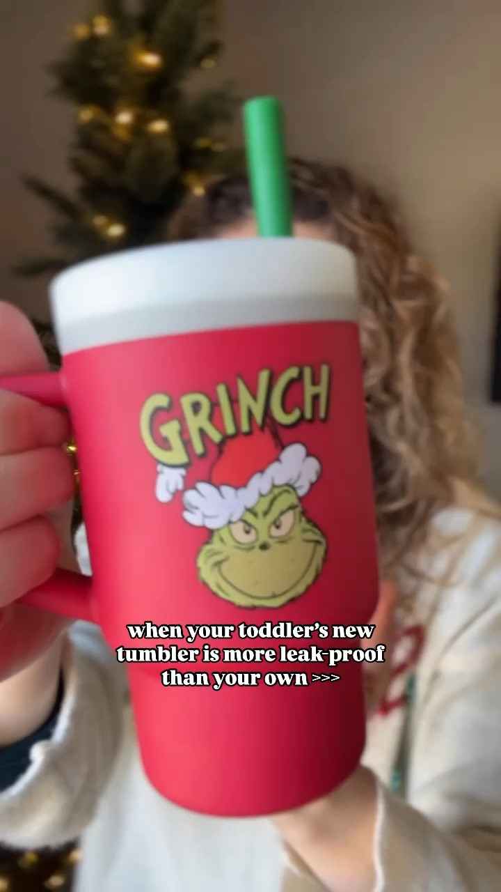 Toddler Christmas gift! Leak-proof Grinch tumbler 🎄😍 

#LTKHoliday #LTKGiftGuide #LTKKids