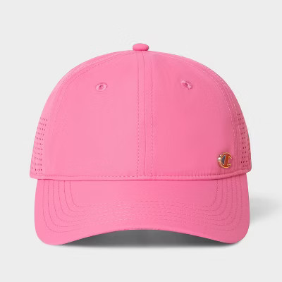 Champion Adult Polyester Metal Tack Cap Baseball Hat - Pink | Target
