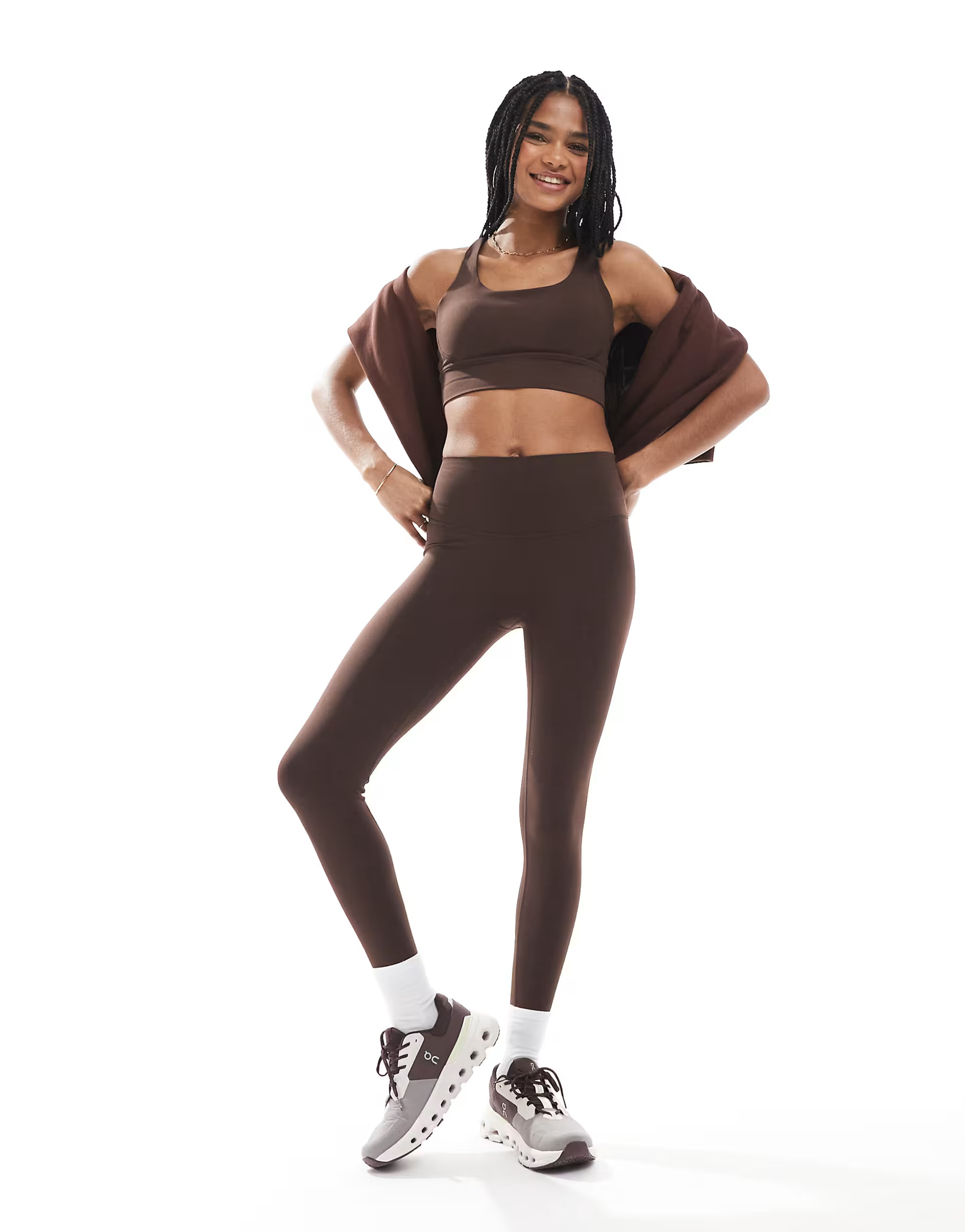 Home› Women› Trousers & Leggings› Agon Classic leggings in espresso | ASOS (Global)