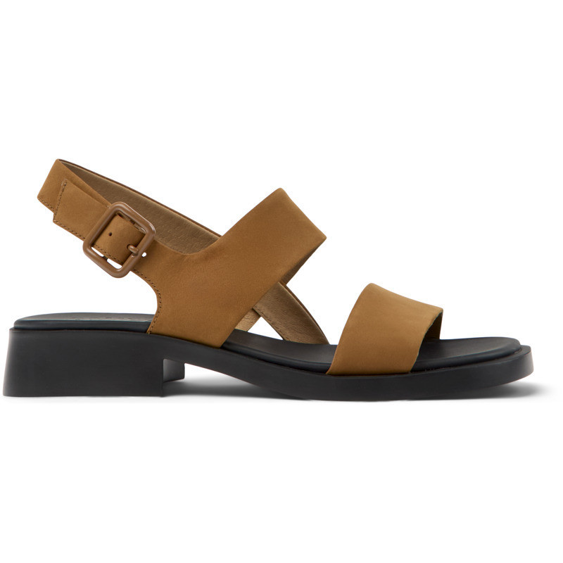 CAMPER Dana - Sandals for Women - Brown, size 35, Suede | CAMPER EMEA