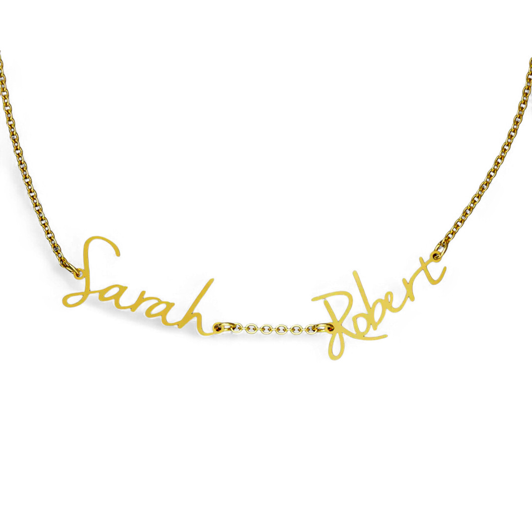 Fairy Double Name Necklace | Mint & Lily