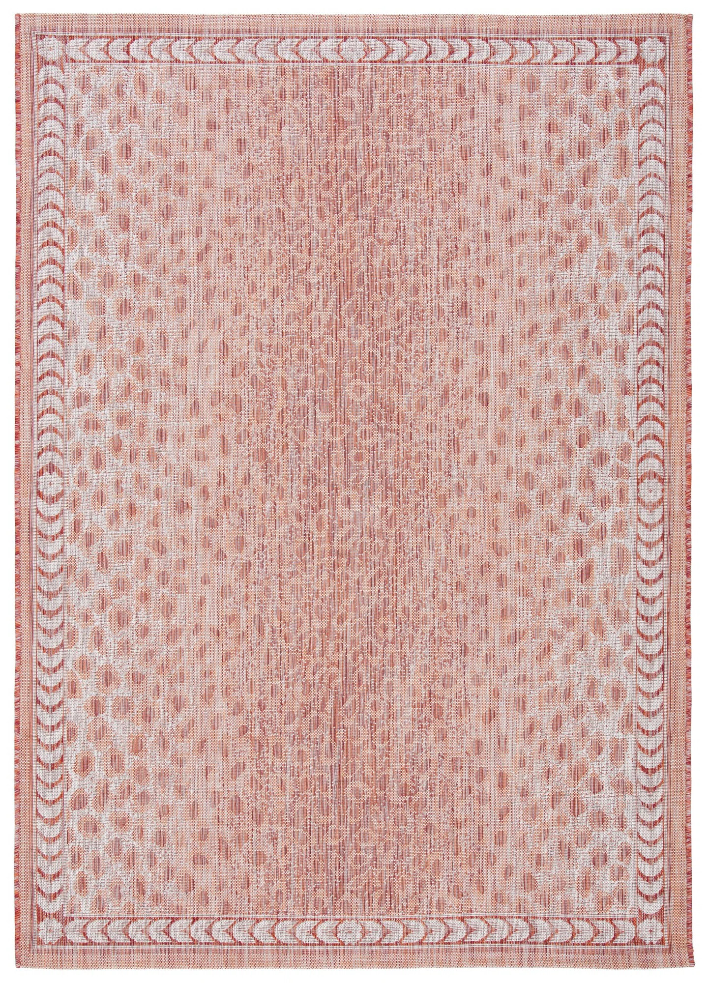 Lomawai Animal Print Power Loom Rust/Beige Indoor / Outdoor Area Rug | Wayfair North America