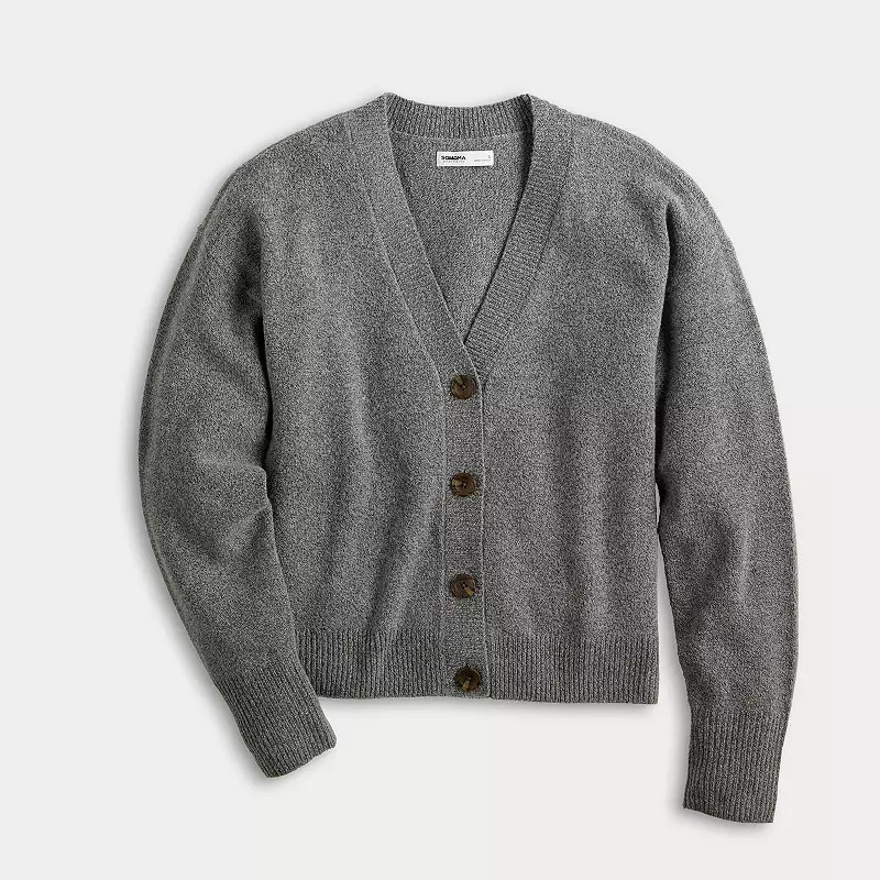 Women's Sonoma Goods For Life® Cropped Cardigan | Kohl's