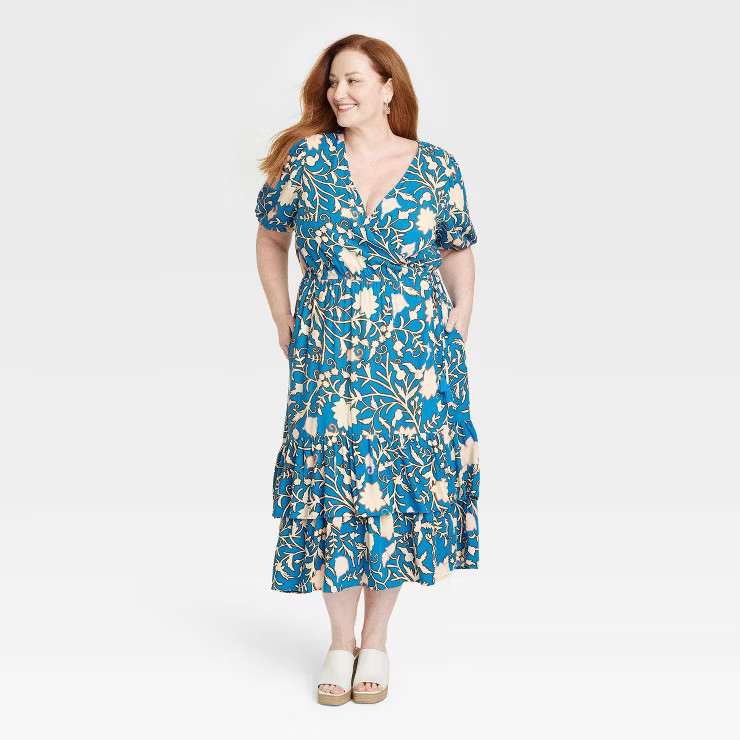 Women's Short Sleeve Wrap Dress - Knox Rose™ | Target