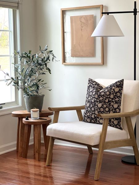 Target stools, floral pillow, white chair 

#LTKunder100 #LTKFind #LTKunder50