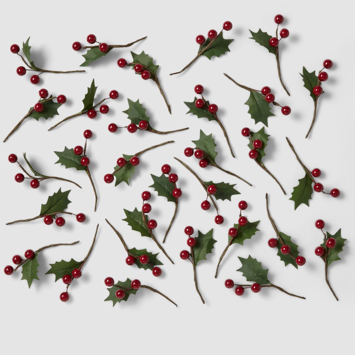 30ct Red Berries Christmas Sprigs - Wondershop™ | Target