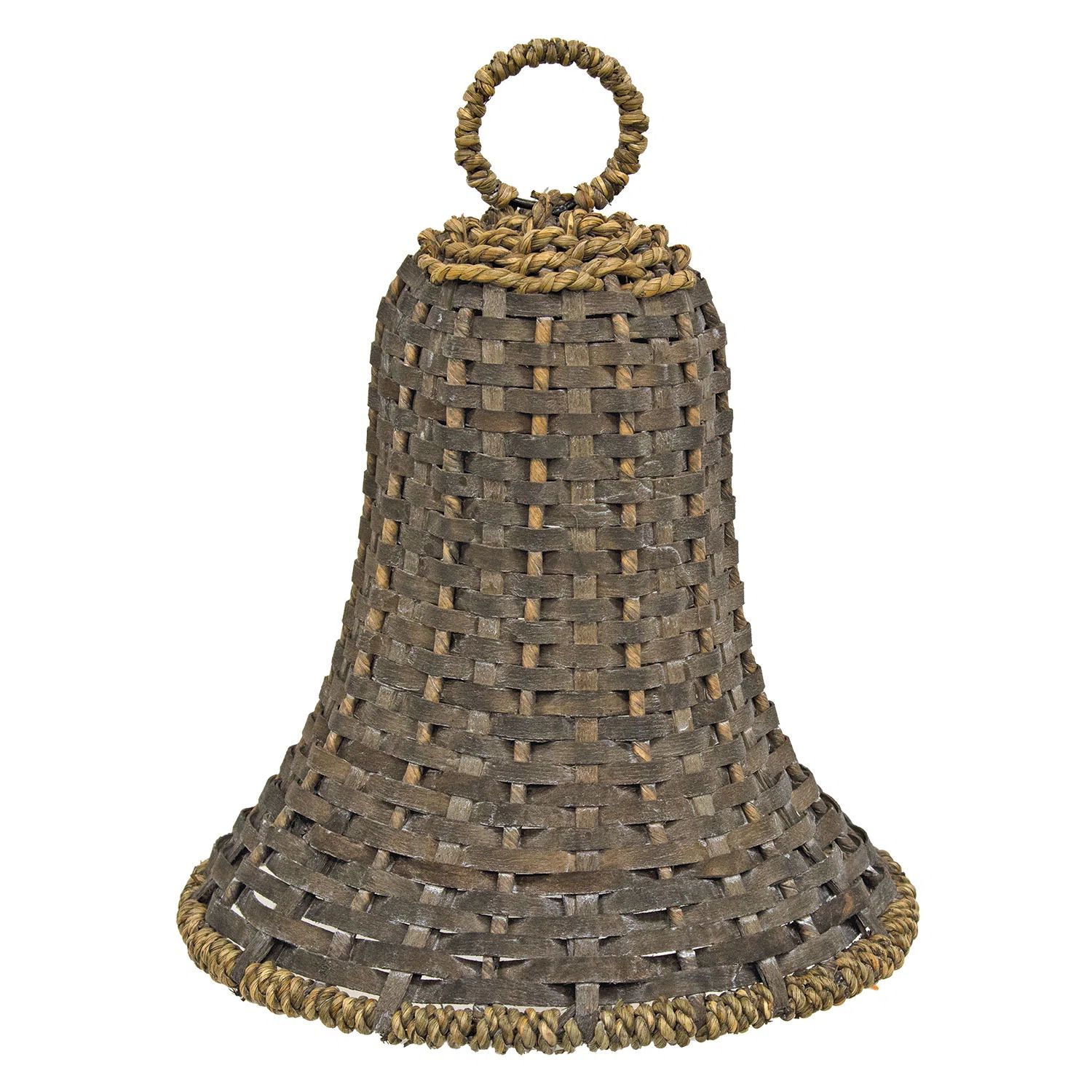 The Holiday Aisle® Graywash Basketweave Bell | Wayfair | Wayfair North America