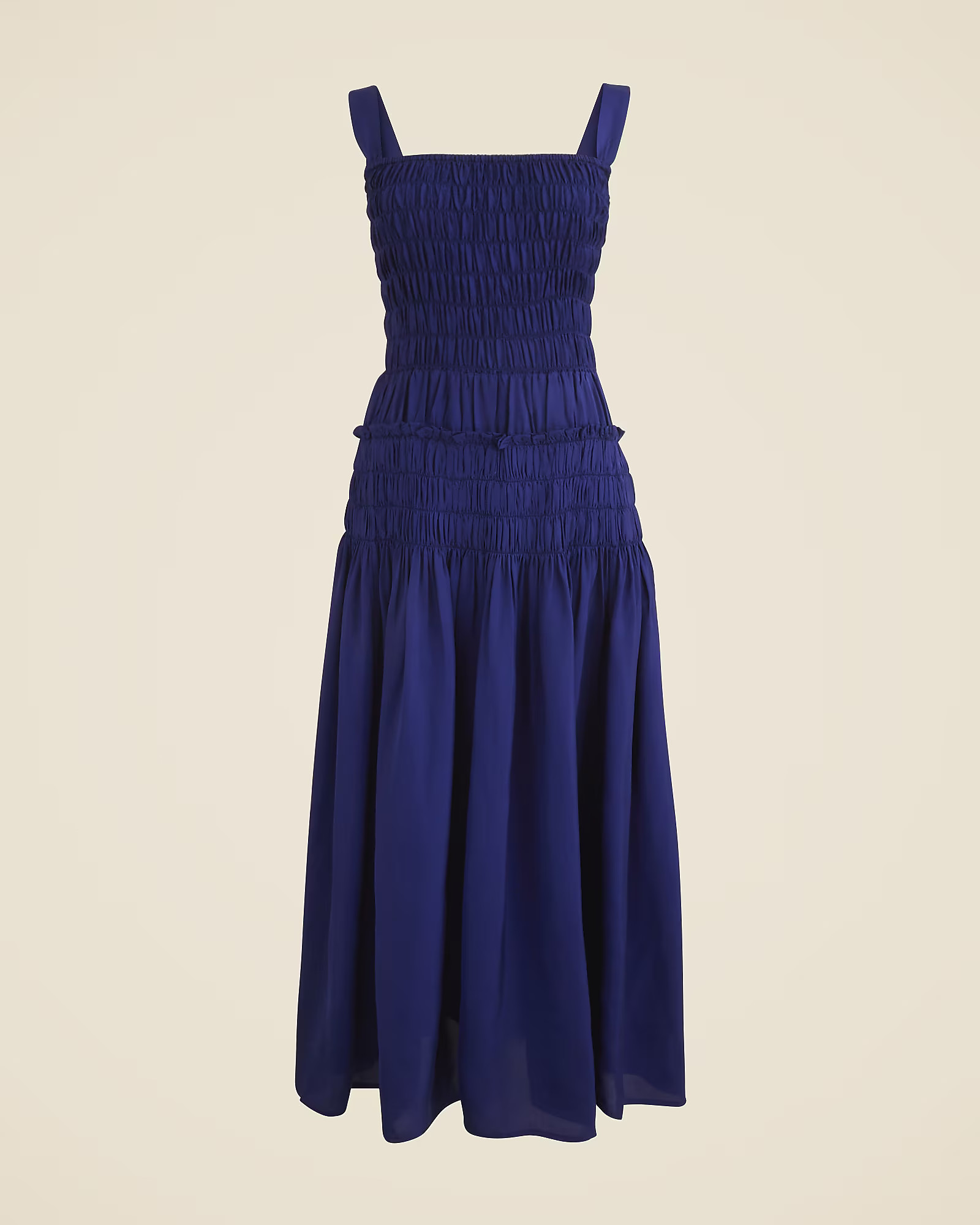 Smocked midi dress | J. Crew US