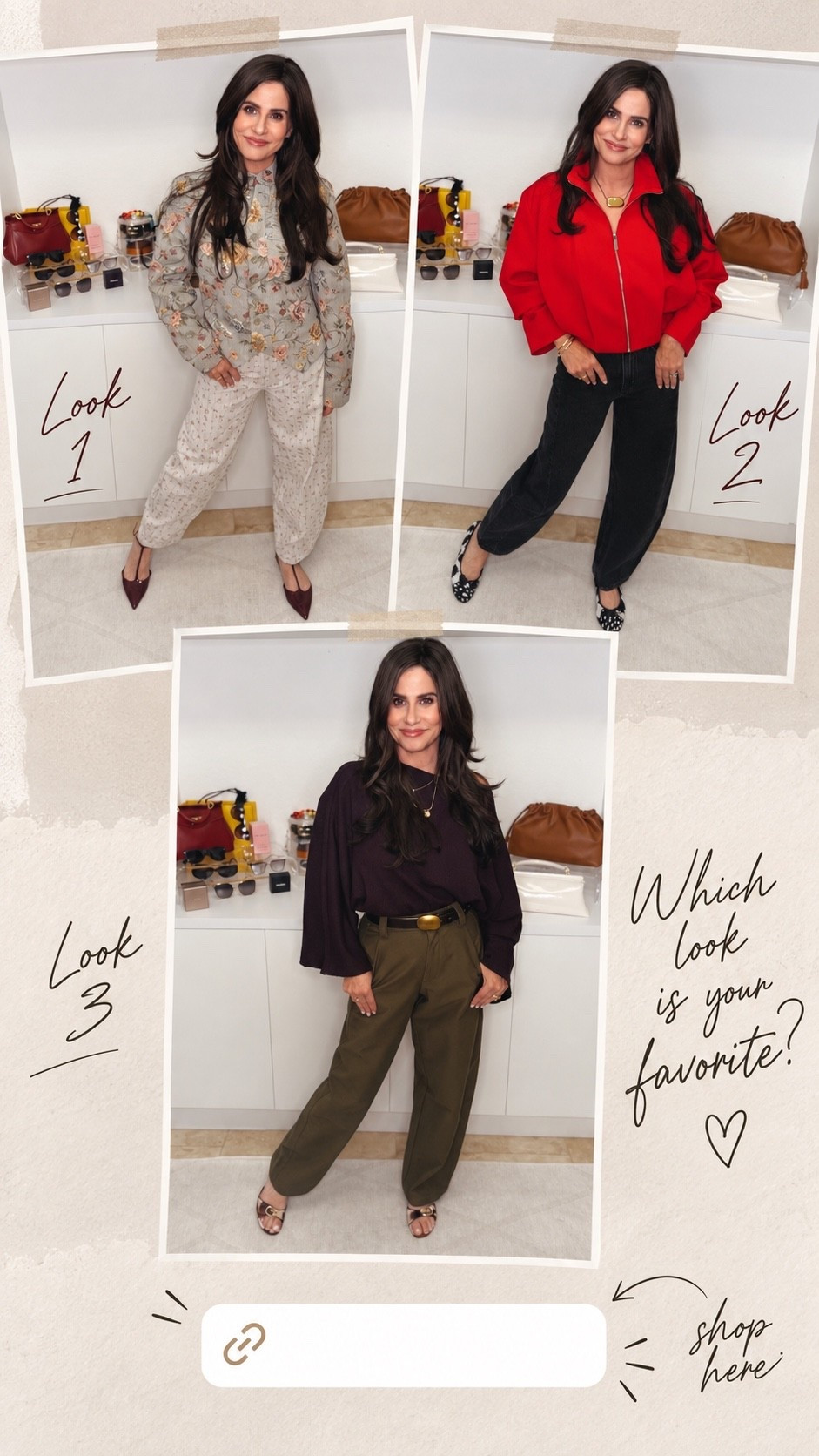 3 Fall looks . Printed jacket - med , prints jeans XS , black jeans 25 waist , red jacket XS , green pants XS , purple top XS .

#LTKOver40 #LTKPetite #LTKootd

#LTKPetite #LTKOver40 #LTKSaleAlert