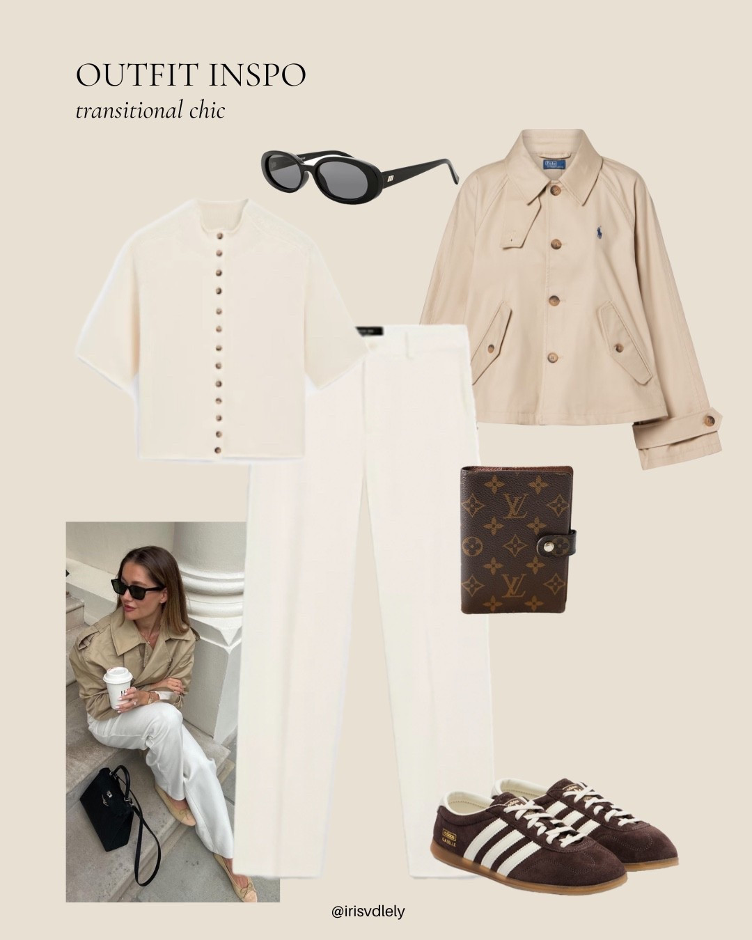 Transitional spring look with a short trench. Louis Vuitton agenda is vintage from The Classic Edit 

#LTKspring #LTKeurope #LTKFashionMonth