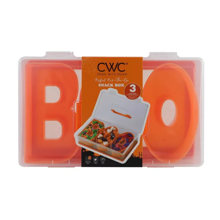Cook With Color BOO Halloween Snackle Box Food Storage Container | Walmart (US)