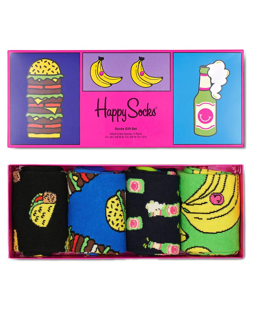 Happy Socks 4pk Yummy Yummy Socks Gift Set, os | Shop Simon