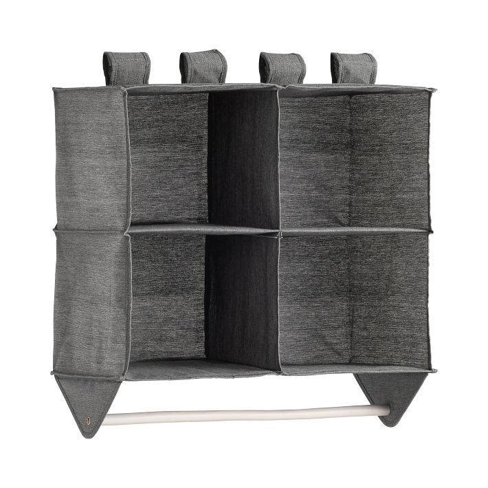 Double Bar Hanging Closet Organizer | Pottery Barn Teen