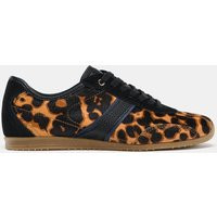 Zara - Animal Print Leather Sneakers - Women - Leopard - Women | Zara US