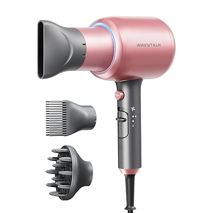 Wavytalk Hair Dryer, Blown Away Ionic Hair Dryer for Curly Hair with Diffuser, 1875W Fast Drying ... | Amazon (US)