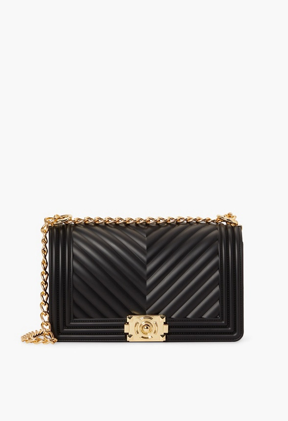 Chevron Jelly Crossbody | JustFab