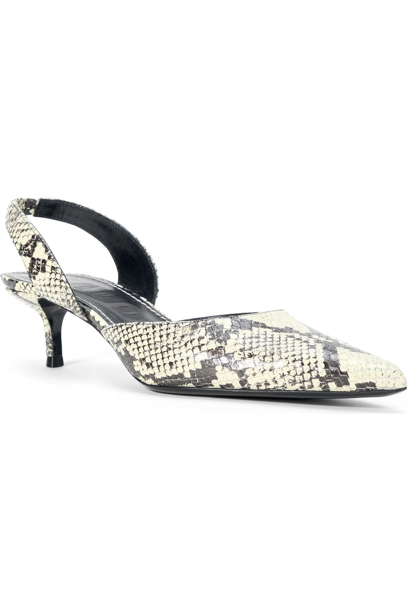 Sebastian Slingback Pointed Toe Kitten Heel Pump (Women) | Nordstrom | Nordstrom