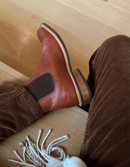 New favorite Chelsea boots. They sleek, easy to style and oh so chic. They instantly elevate an outfit and are super comfortable. Walked all day in downtown Chicago with no discomfort or blisters! They run a half size small. I’m normally a size 7.5 and am wearing a size 8. 

Boots, ankle boots, every day boots, brown boots, nisolo, leather boots, classic style, preppy, comfortable boots, travel boots, travel style

#LTKshoecrush #LTKsalealert #LTKstyletip