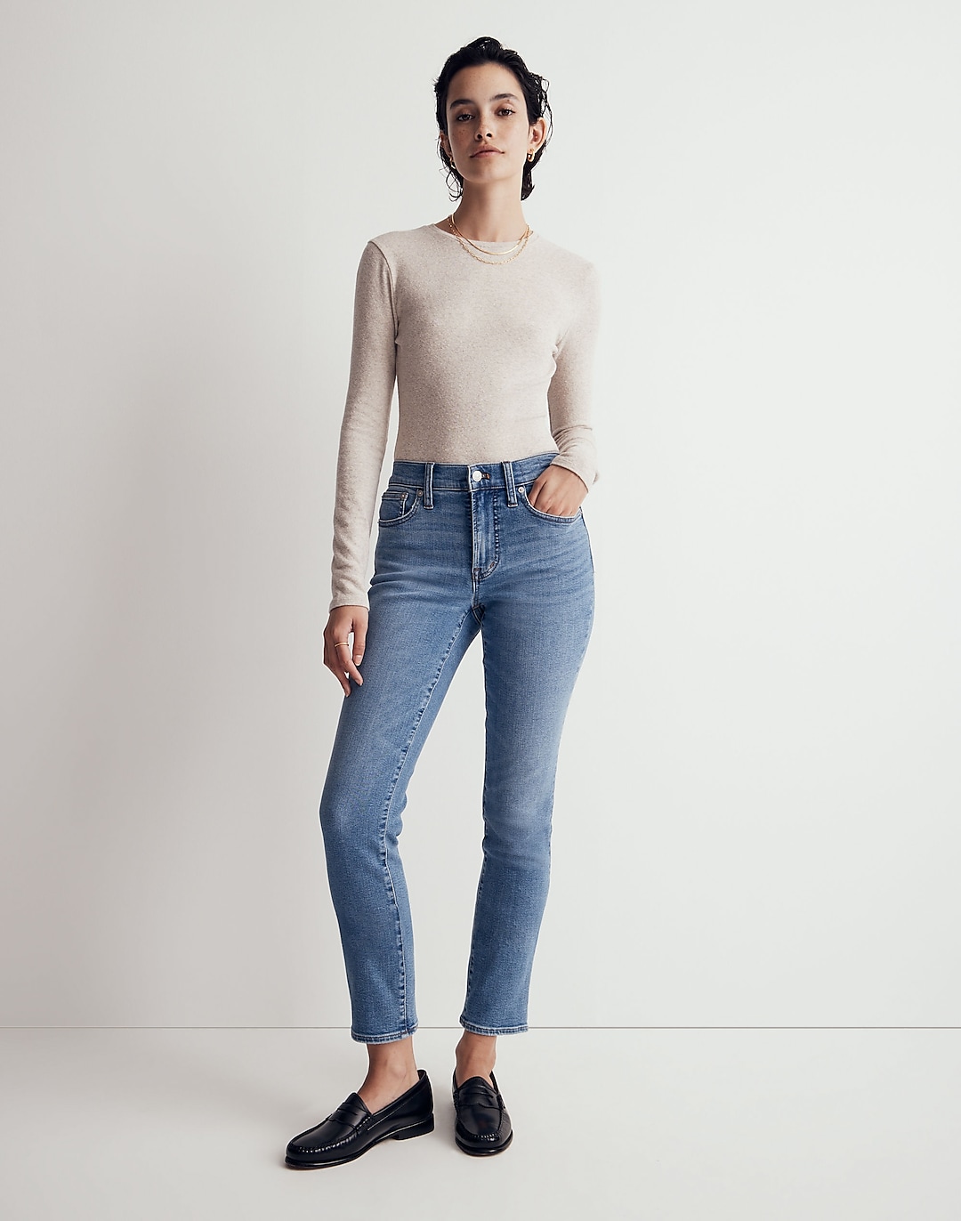 The Mid-Rise Perfect Vintage Jean in Clearwater Wash | Madewell